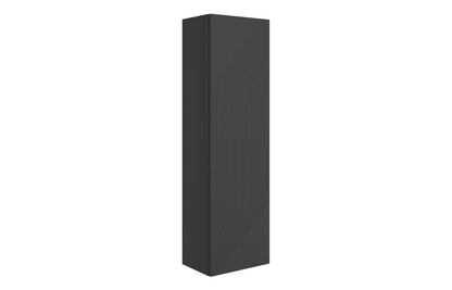 Linear 350mm Wall Hung 1 Door Tall Unit - Matt Graphite Grey