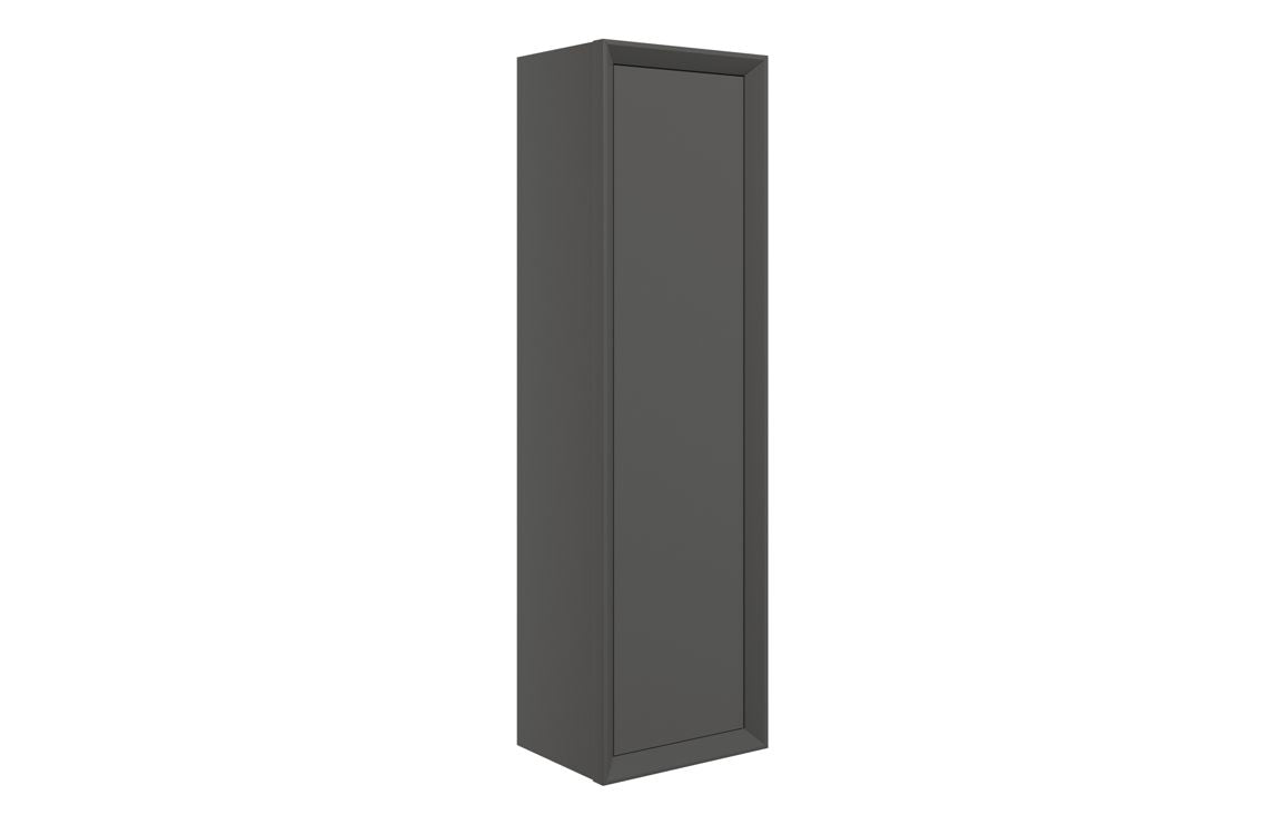 CLICK 345mm Wall Hung 1 Door Tall Unit - Matt Clay