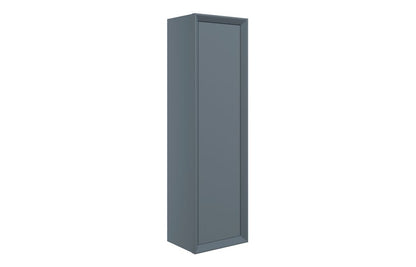 CLICK 345mm Wall Hung 1 Door Tall Unit - Matt Storm Blue