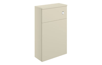 Cresta 500mm WC Unit - Matt Cotton & Oak Effect