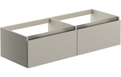 Carya 1200mm Wall Hung Basin Unit Run (No Top) - Latte