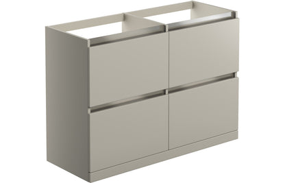 Carya 1200mm Floor Standing Basin Unit Run (No Top) - Latte