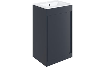 Elentra 510mm Floor Standing Unit Inc. Basin - Matt Indigo Blue