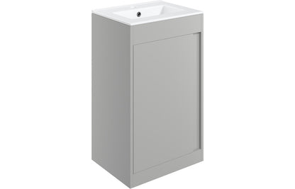 Elentra 510mm Floor Standing Unit Inc. Basin - Matt Light Grey