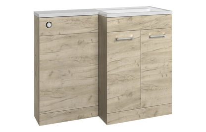 Venosa 1100mm Furniture & BTW WC Pack - Oak
