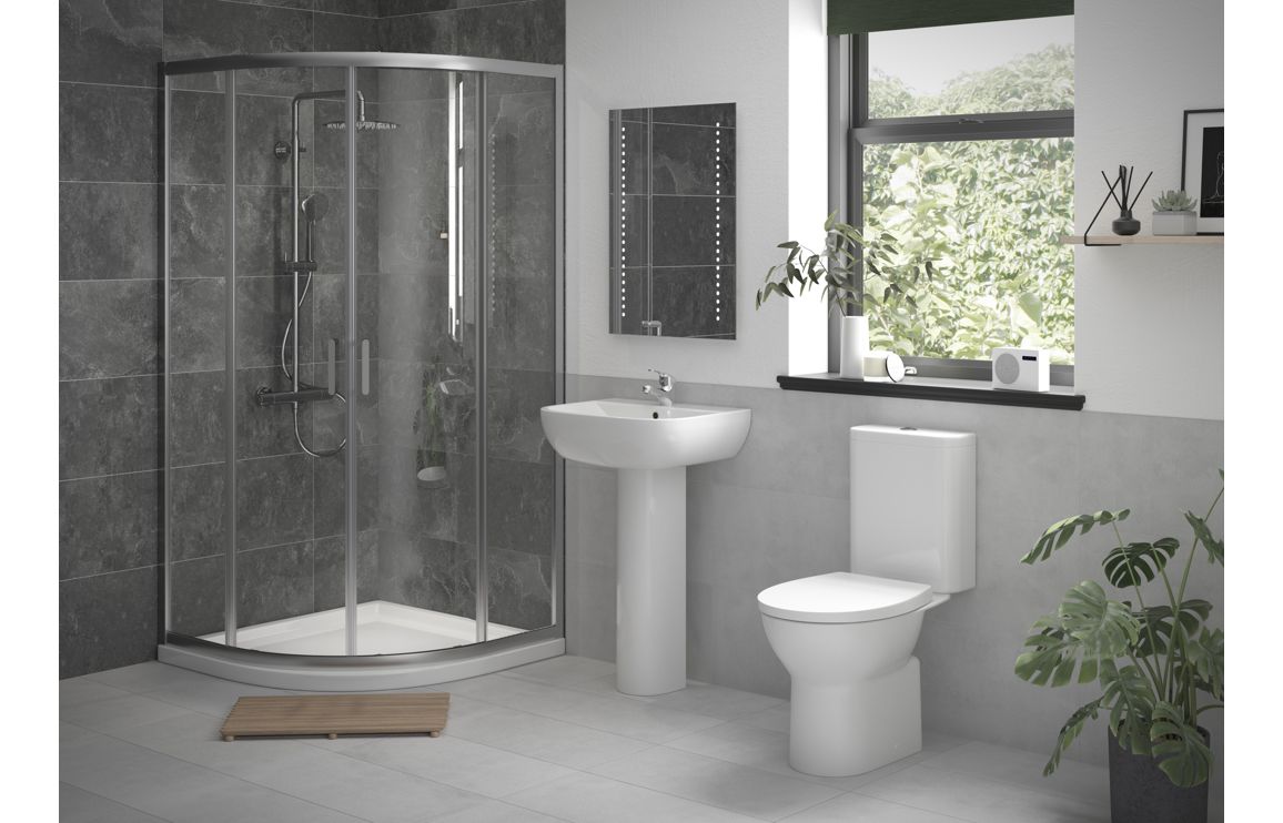 2Go Full Suite with 900mm 2 Door Easy-Fit Quadrant & Tray