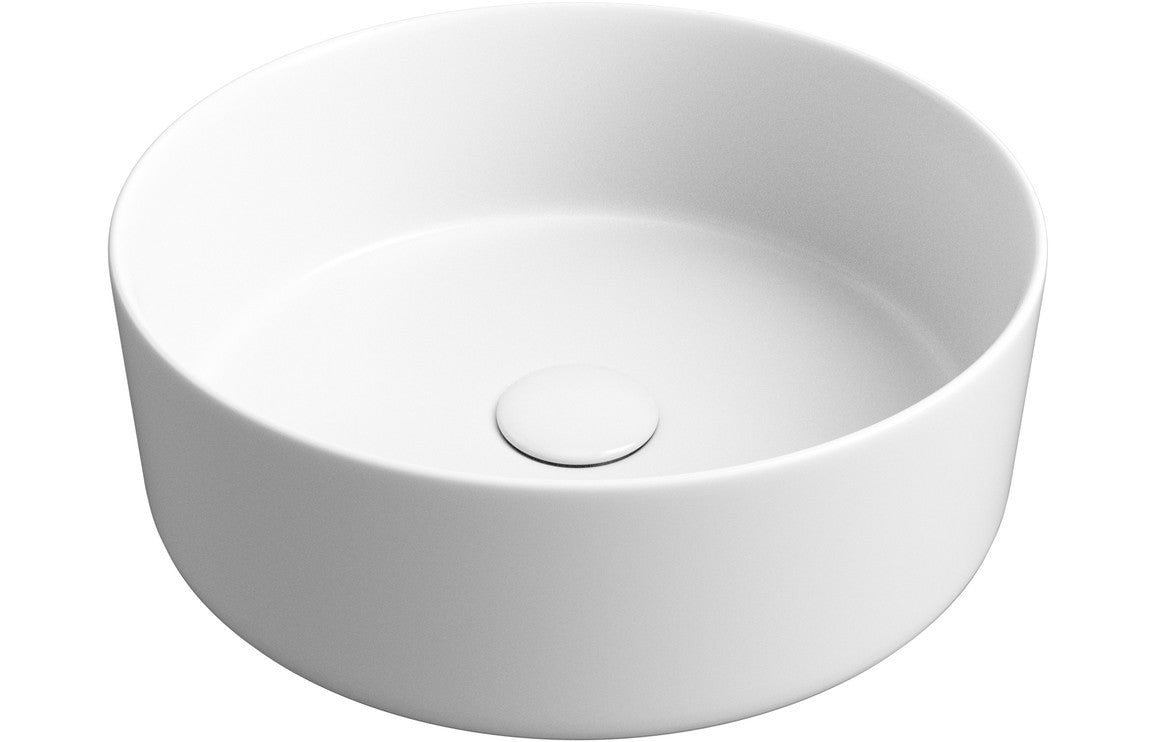 Luxey 355mm Ceramic Round Washbowl & Waste