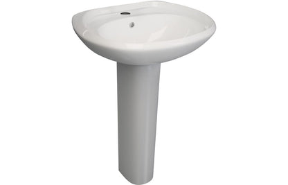2Go 573x460mm 1TH Basin & Full Pedestal