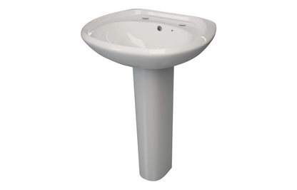 2Go 573x460mm 2TH Basin & Full Pedestal