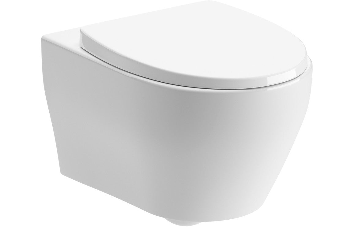 Lily Slim Soft Close Toilet Seat - White