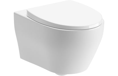 Lily Slim Soft Close Toilet Seat - White