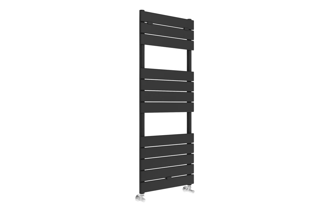 Trench Square Ladder Radiator - Black