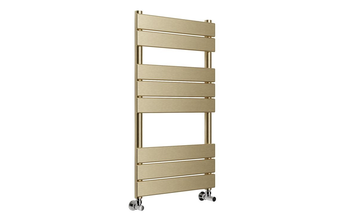 Trend Square Ladder Radiator - Brushed Brass