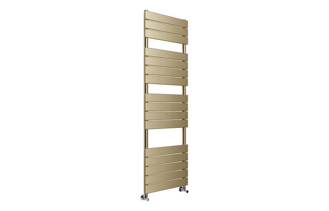 Trend Square Ladder Radiator - Brushed Brass