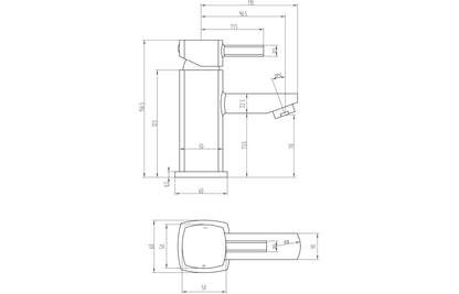 Toulon Basin Mixer - Chrome