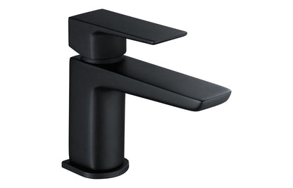 Berio Cloakroom Basin Mixer & Waste - Matt Black