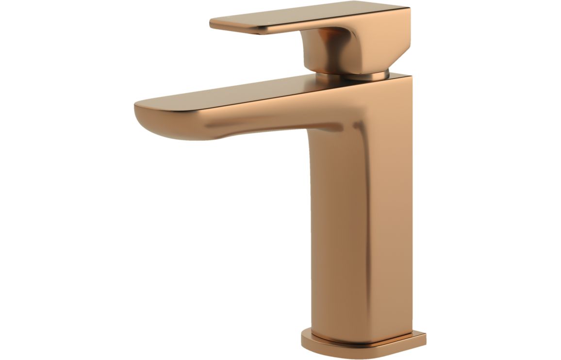 Berio Basin Mixer & Waste - Brushed Bronze