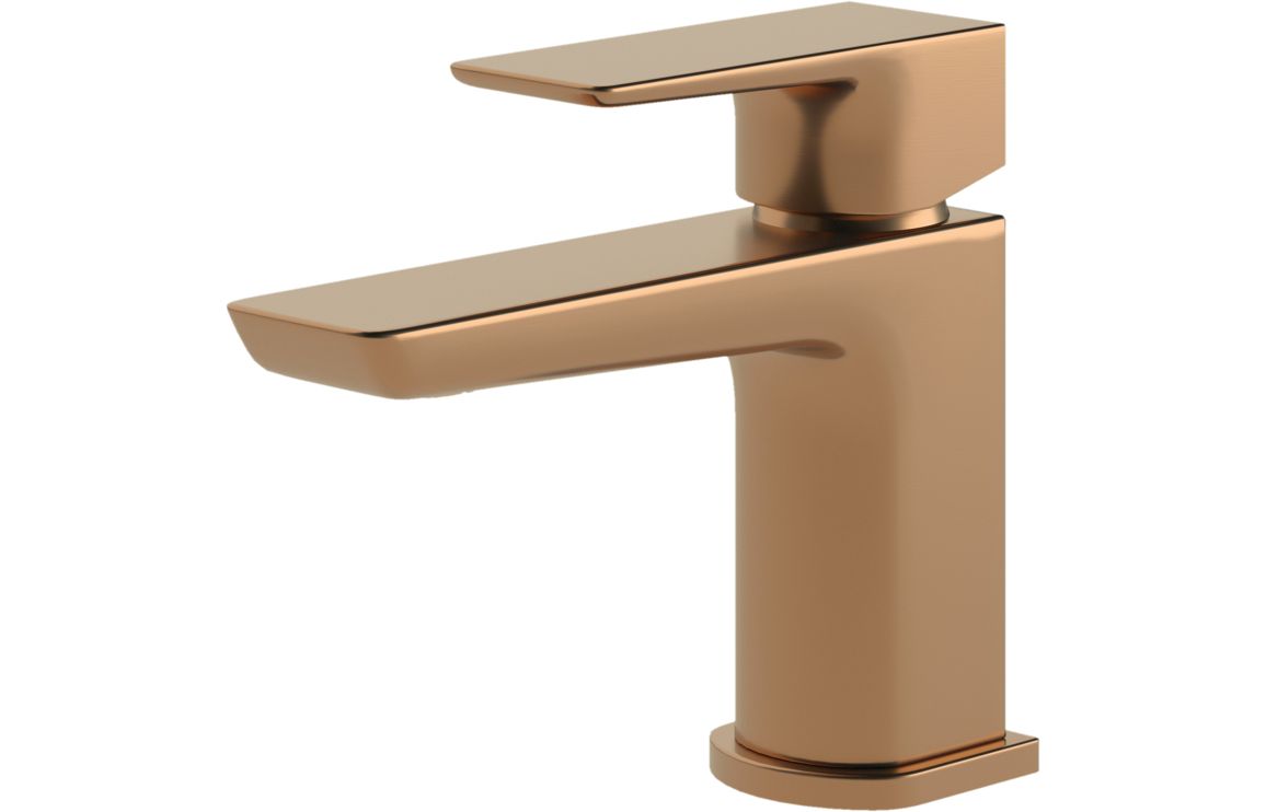 Berio Cloakroom Basin Mixer & Waste - Brushed Bronze