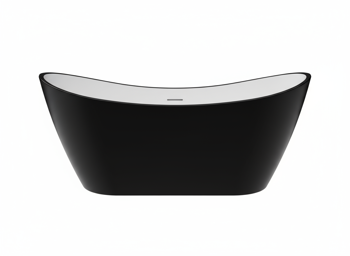 Novo Lamberta t Luxury freestanding Designer bath Matt Black