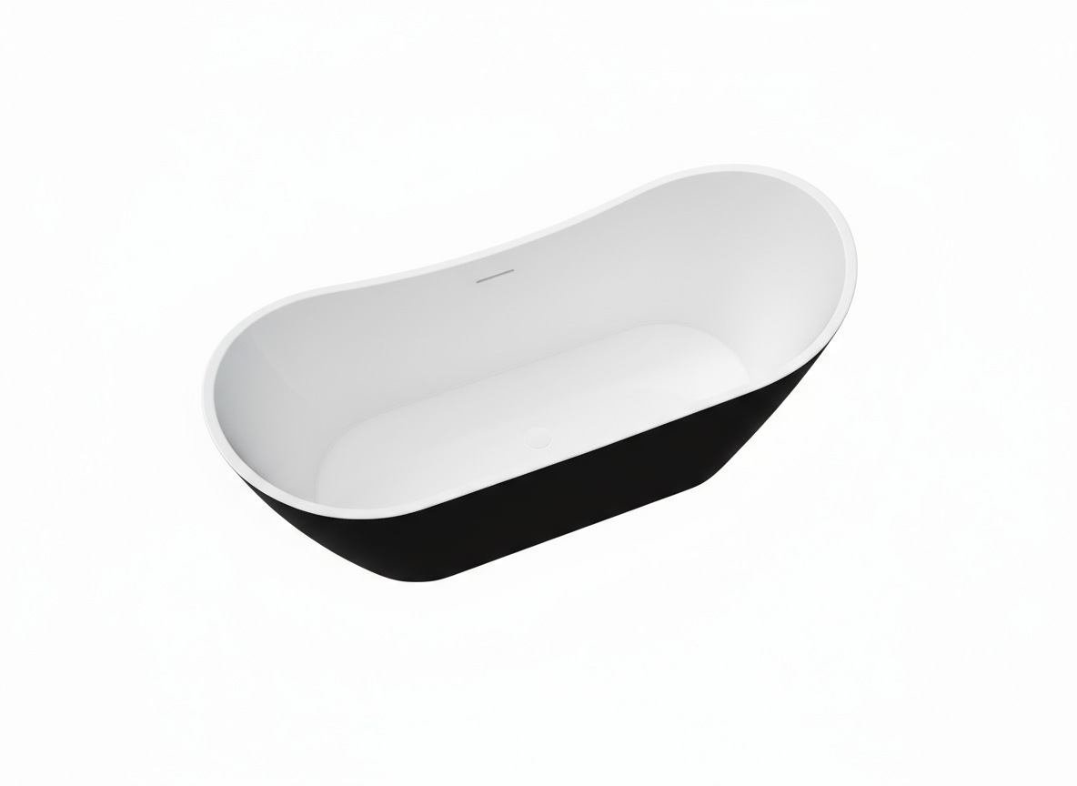 Novo Lamberta t Luxury freestanding Designer bath Matt Black