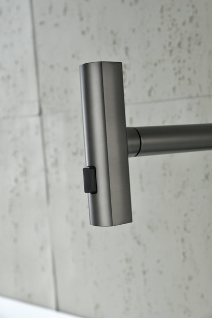 Novo HTC Kitchen Mixer Tap Multi Spray GUN METAL