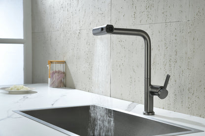 Novo HTC Kitchen Mixer Tap Multi Spray GUN METAL