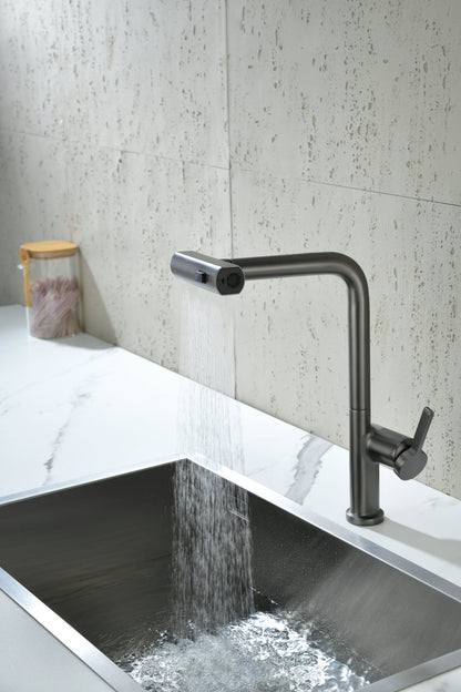 Novo HTC Kitchen Mixer Tap Multi Spray GUN METAL