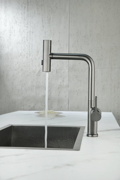 Novo HTC Kitchen Mixer Tap Multi Spray GUN METAL