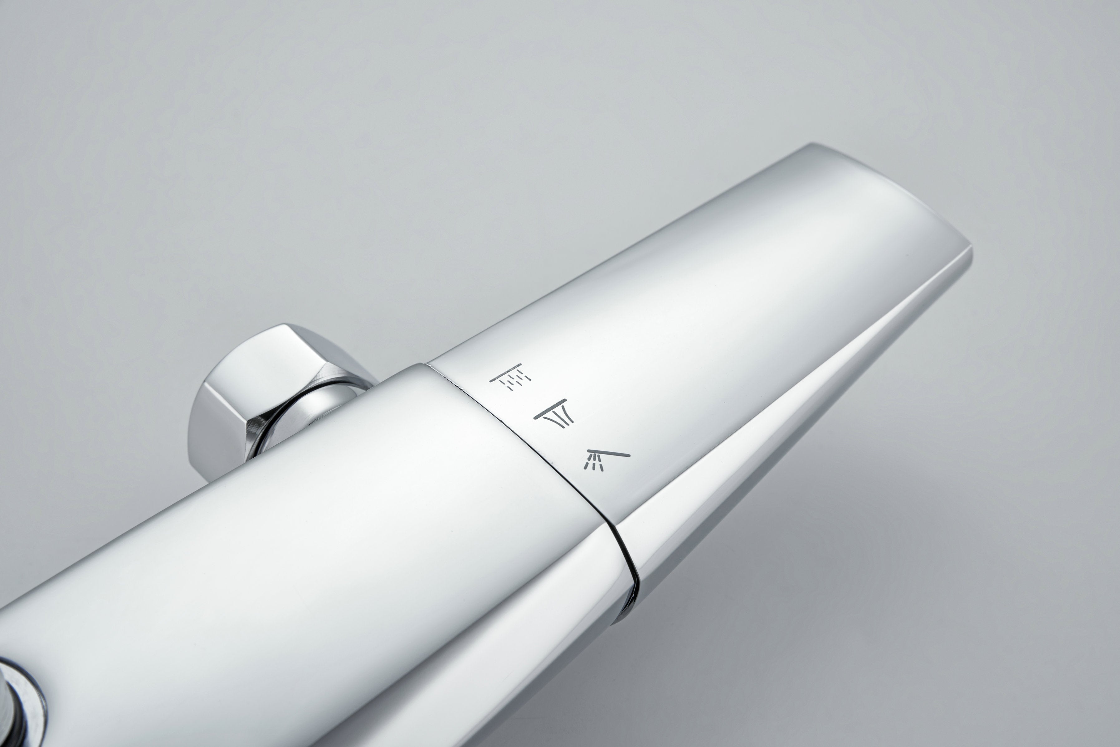 Novo Multi Chrome  Modern Mixer Shower System 3-Function Solid Brass