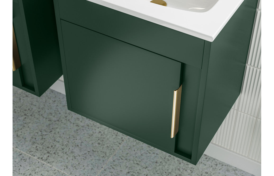Elentra 510mm Floor Standing Unit Inc. Basin - Matt Indigo Blue