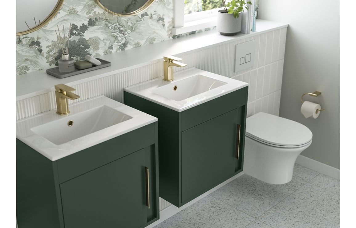Elentra 510mm Floor Standing Unit Inc. Basin - Matt Indigo Blue
