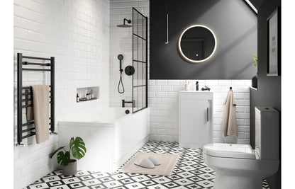 Elentra 510mm Wall Hung Unit Inc. Basin - White Gloss
