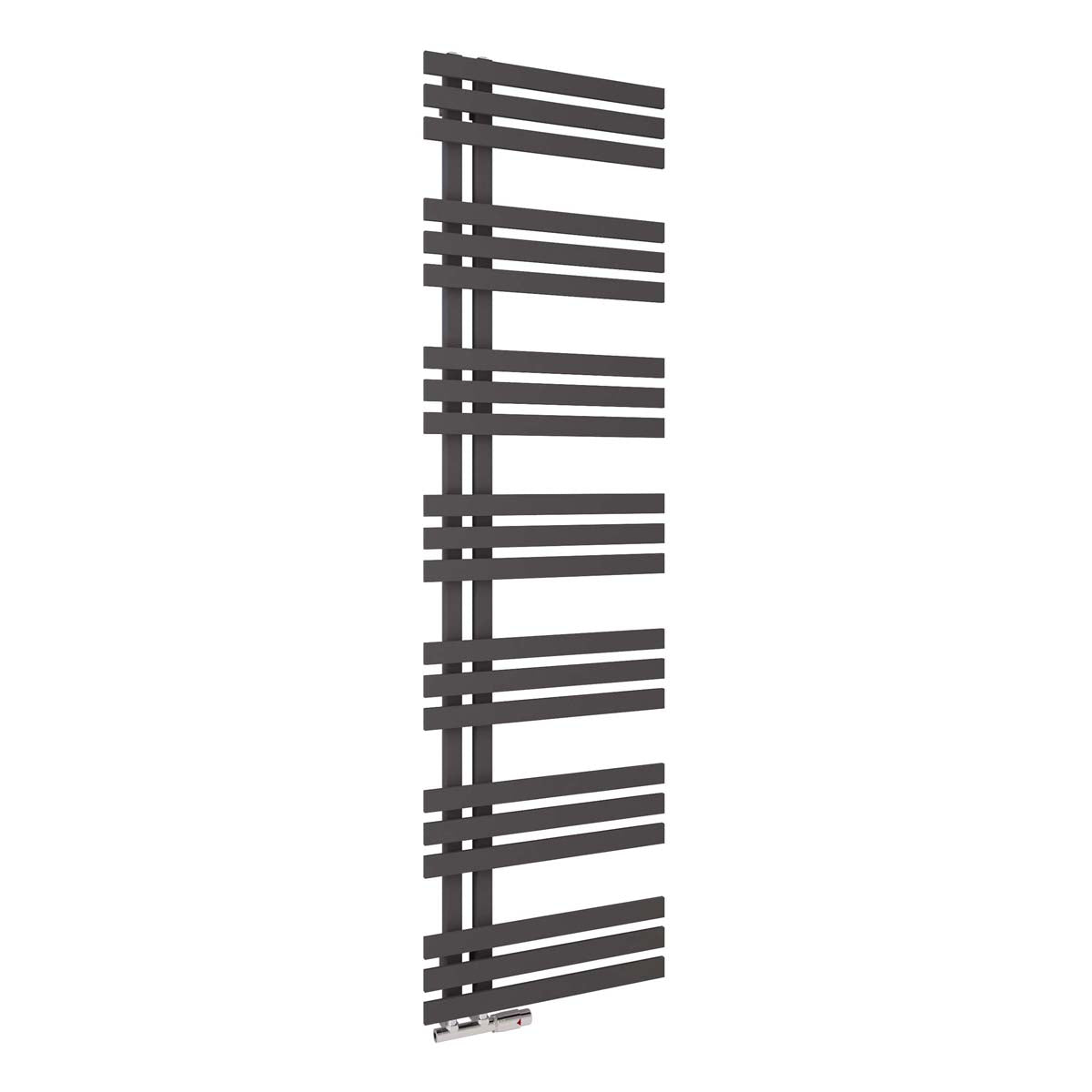 Novo Staple Towel Warmer Radiator - Matt Anthracite