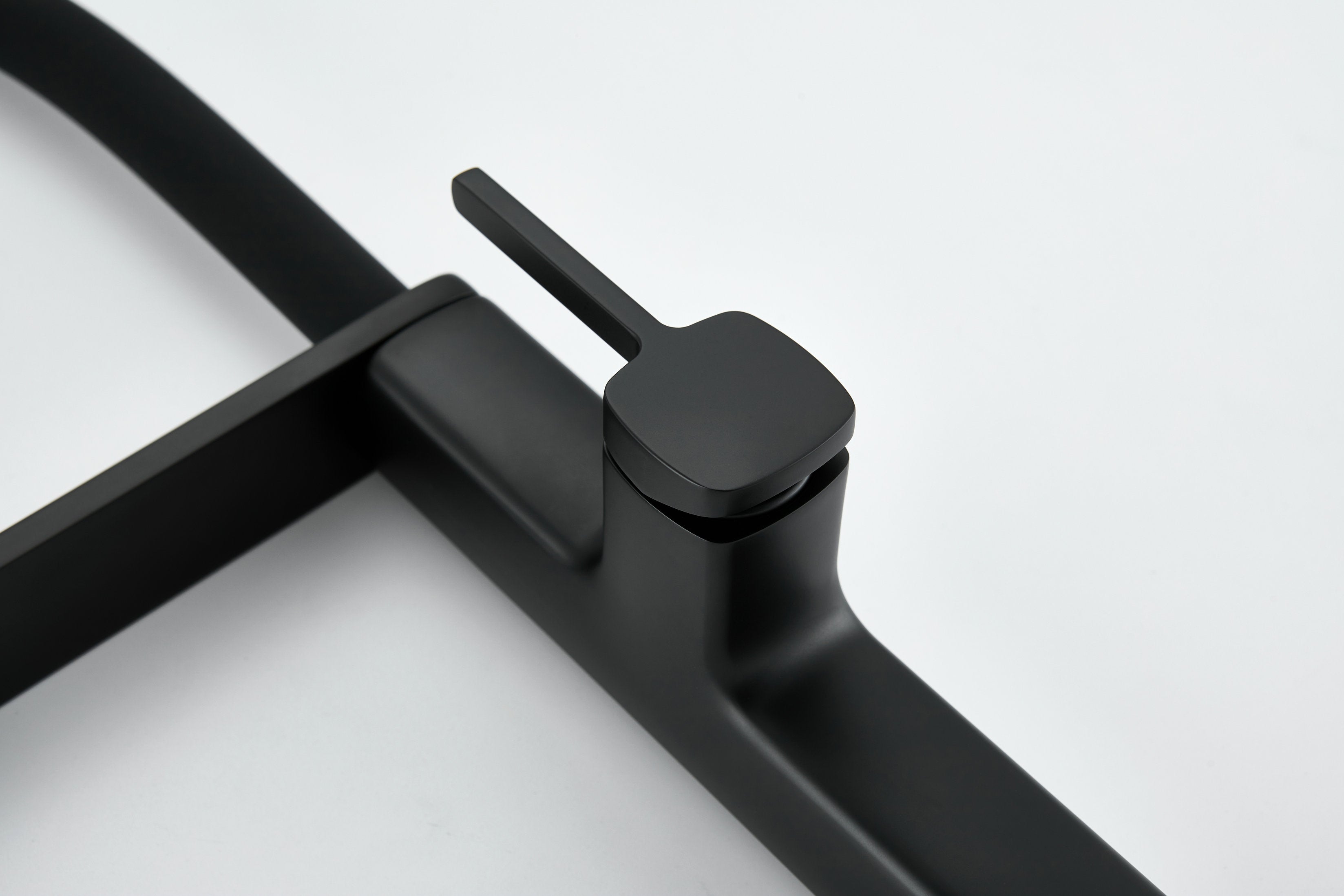 Novo Flex Matt Black Kitchen Mixer Tap