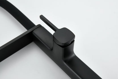 Novo Flex Matt Black Kitchen Mixer Tap