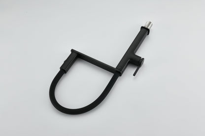 Novo Flex Matt Black Kitchen Mixer Tap