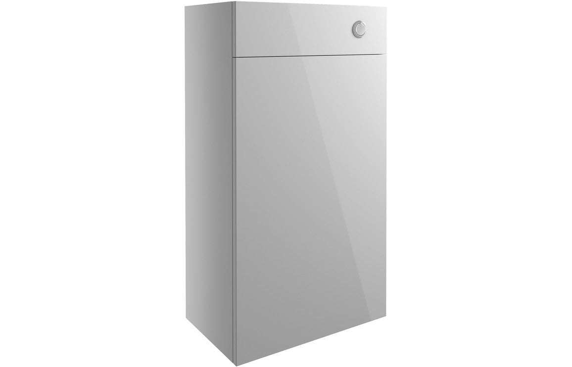 Alba WC Unit - Light Grey Gloss