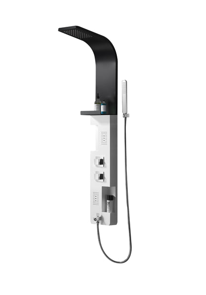 Novo GA Aluminium Designer Thermostatic Column shower Pack