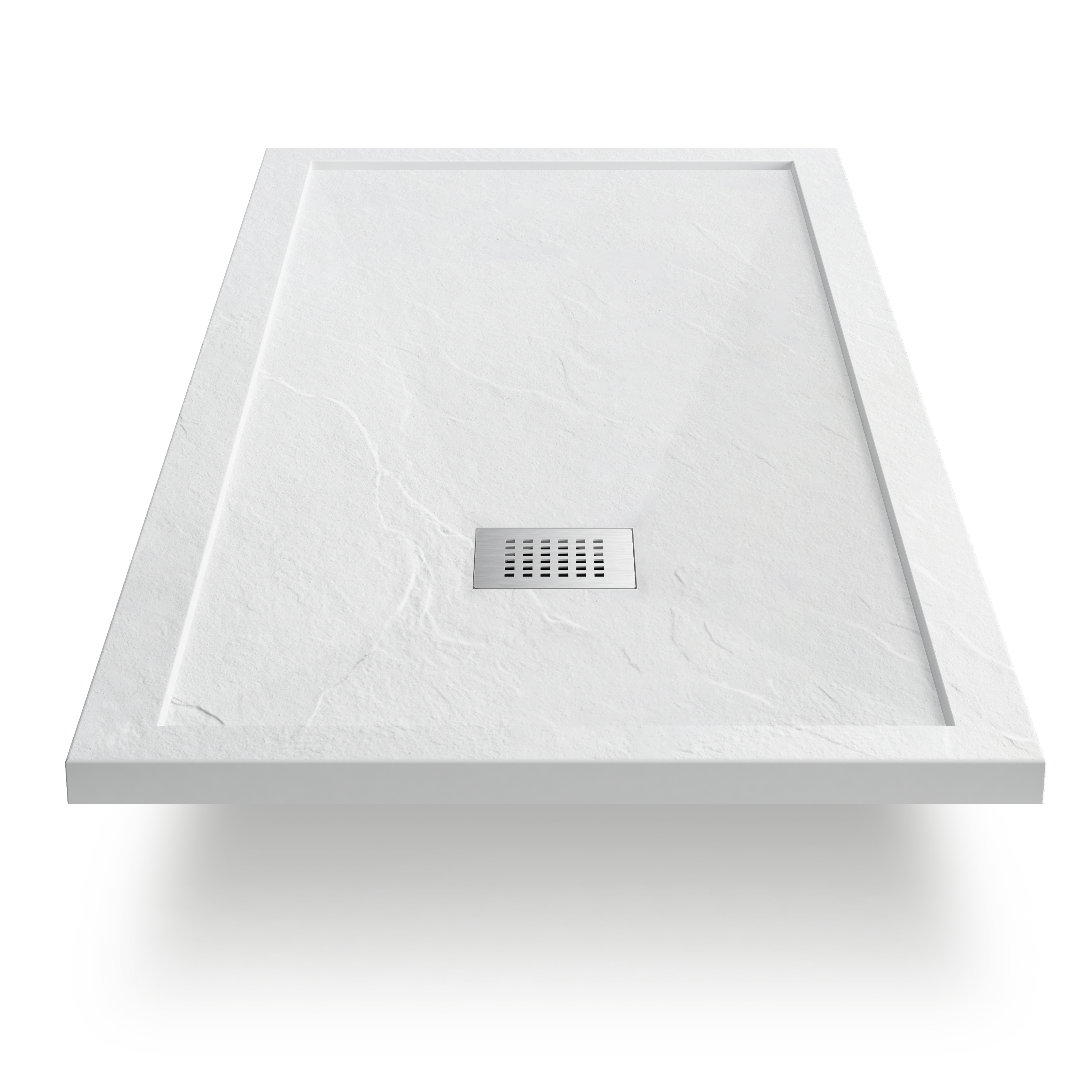 Novo I Series Solid Slate Stone 30mm Shower Tray with  Waste System