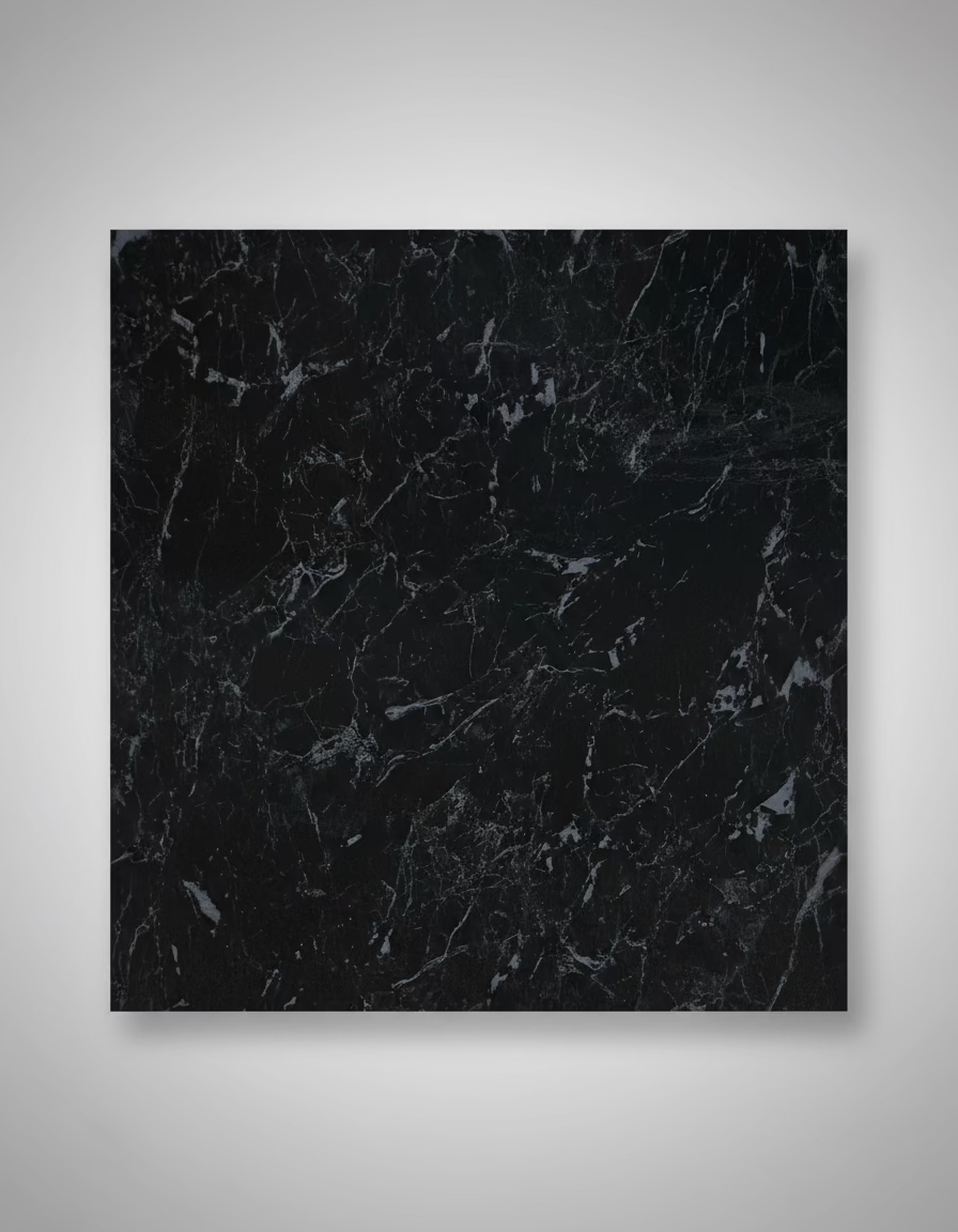 Shower Wall Panel  1200 Black Marble