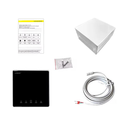 Novo Smart WiFi  Glass Thermostat Black