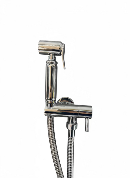 Novo Round Single Feed Bidet Spray Mixer Chrome
