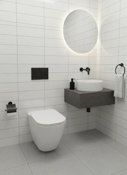 Novo Metronex Comfort Height Back To Wall Short  & Soft Close Seat