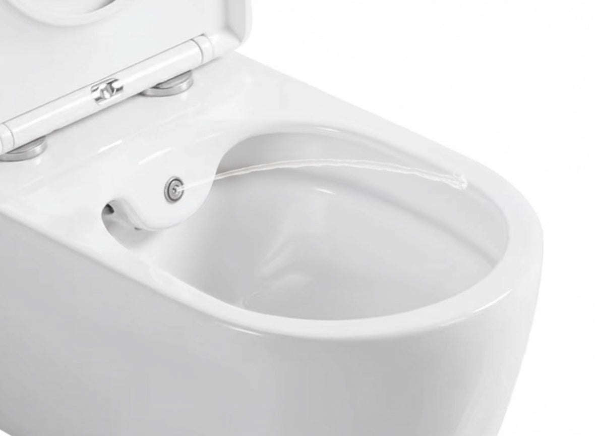 Novo Clinex Bidet Rimless hygienic Full back Toilet Pack
