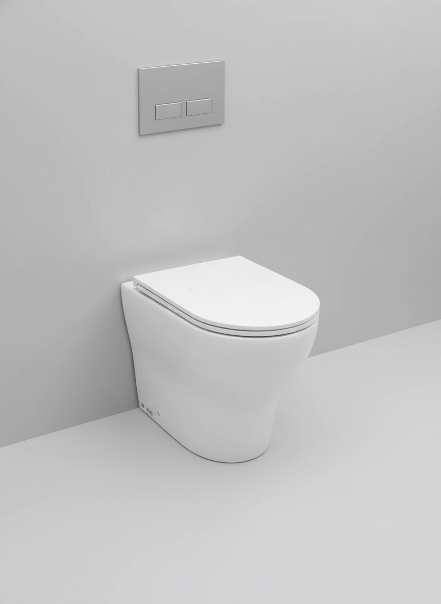 Novo 6201  Comfort Height Back To Wall Short  & Soft Close Seat