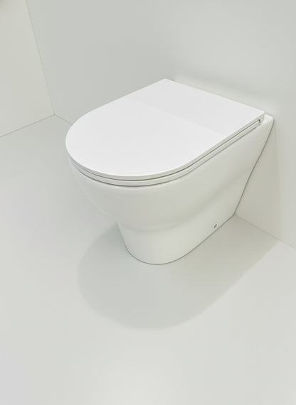 Novo 6201  Comfort Height Back To Wall Short  & Soft Close Seat