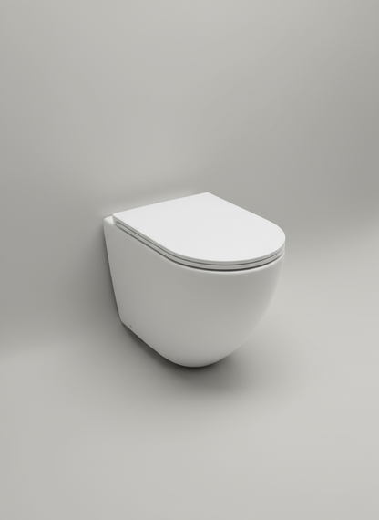 Novo Arta Comfort Height Back To Wall Short  & Soft Close Seat