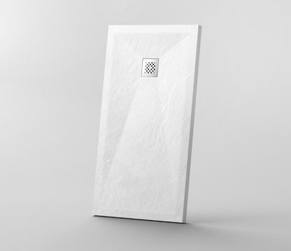 Novo F Series 1100x800 Slate Stone 25mm Shower Tray with  Waste System