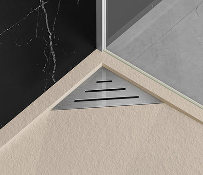 Novo Victor Series Rectangular Slate Stone 25mm Shower Tray with  Waste System