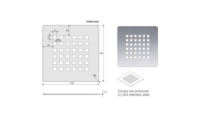 Novo FQ Series 900x900 Quadrant Slate Stone 25mm Shower Tray with  Waste System